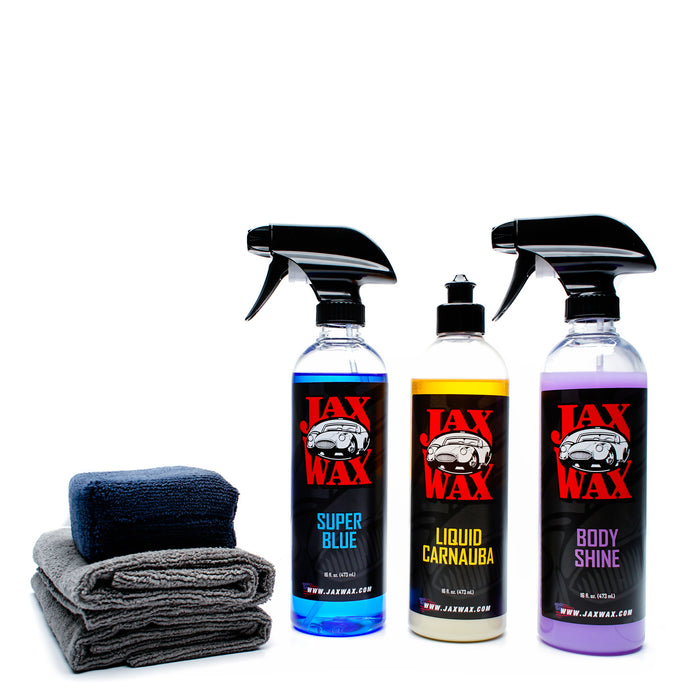 Jax Wax Exterior Detail Car Care Kit 16 Oz