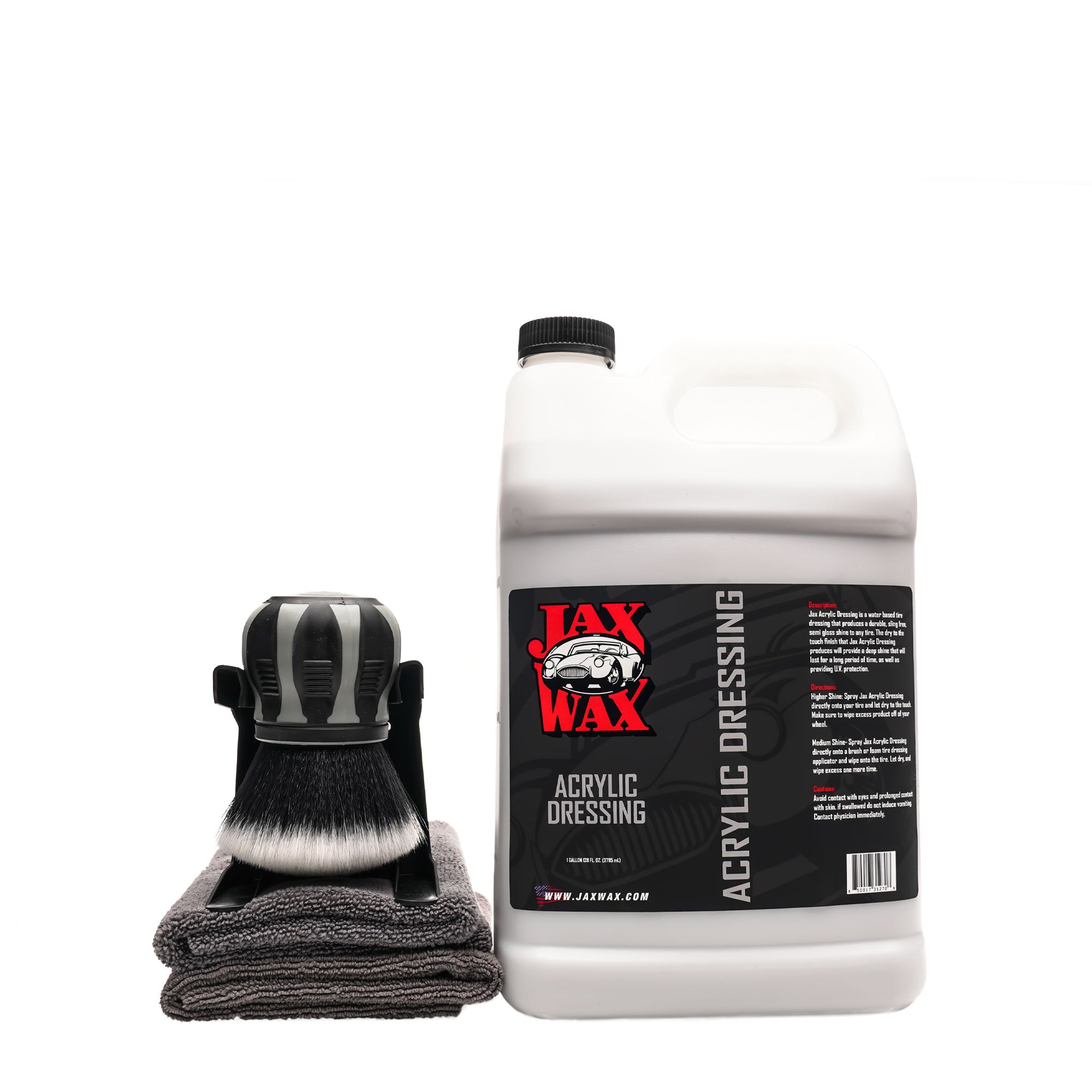 Jax Wax, HD Tire Scrub Brush, Detailing, Scrub Brush, Tire Cleaner, Tire  Brush