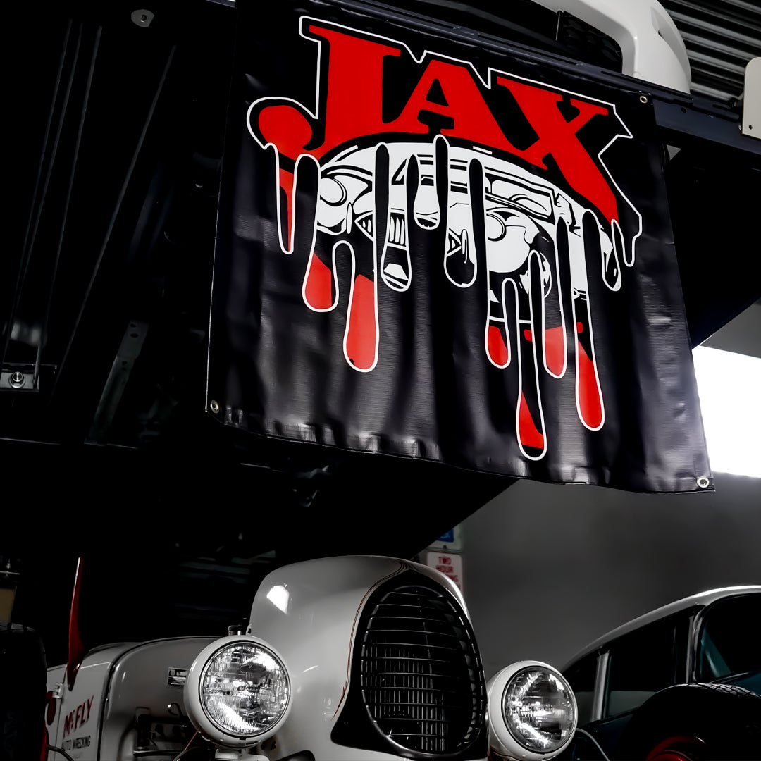 Hot Rod Banner - Jax Wax