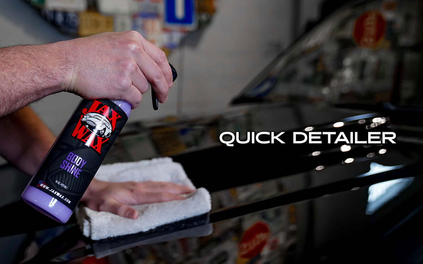 Jax Wax Body Shine Spray Quick Detailer Spray