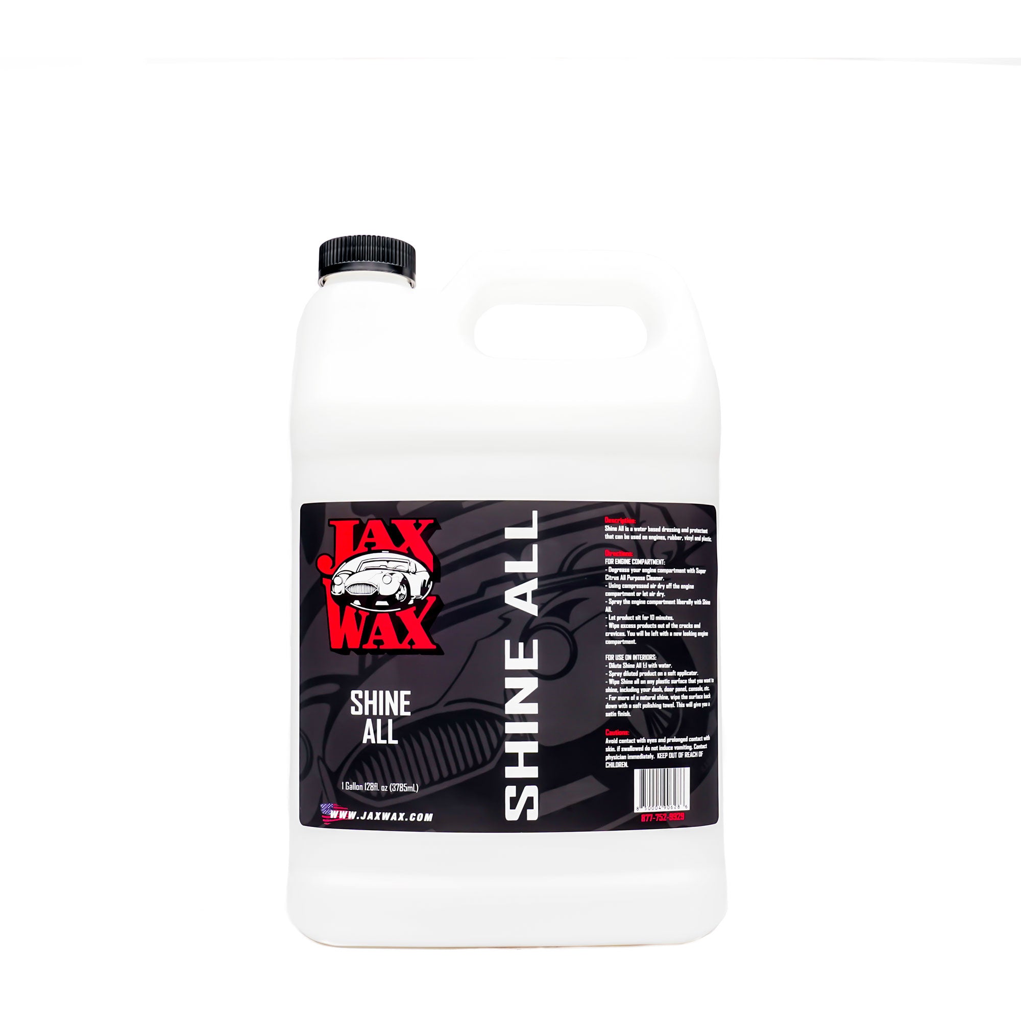 Jax Wax Shine All Water Based Dressing & Protectant – Jax Wax