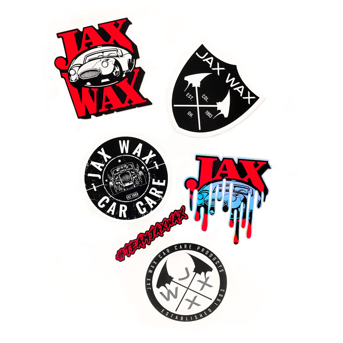 Jax Wax Sticker Pack | #TeamJaxWax | Car Detailing
