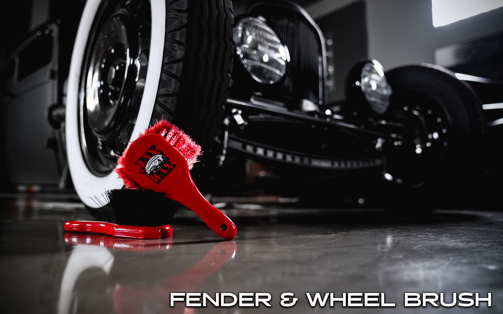 Nylon Short Tire Brush Jax Wax