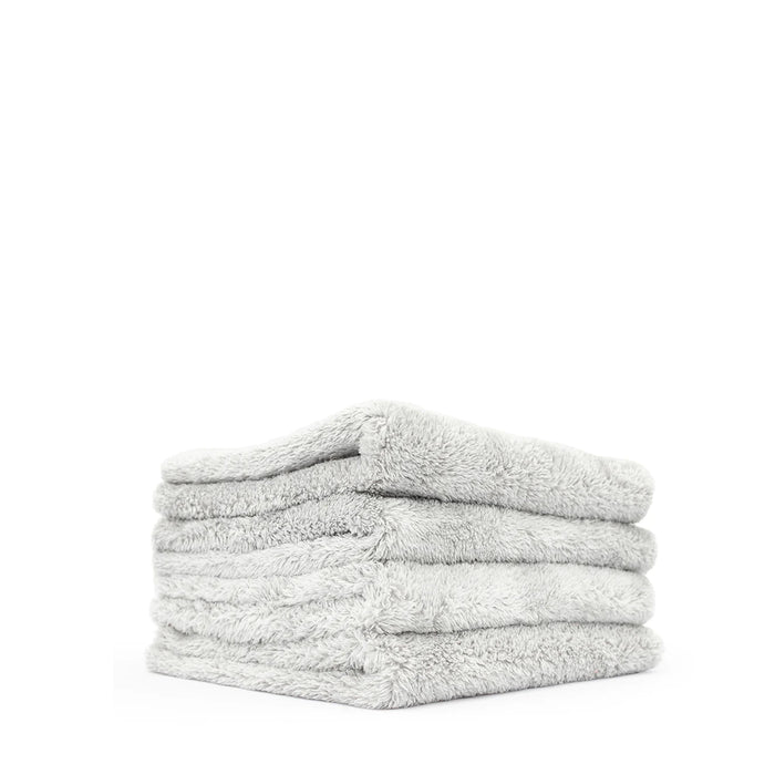 Double Plush Edgeless Microfiber Towel (Gray)