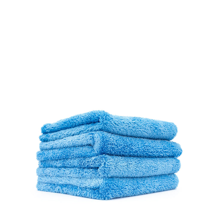 Double Plush Edgeless Microfiber Towel (Blue)