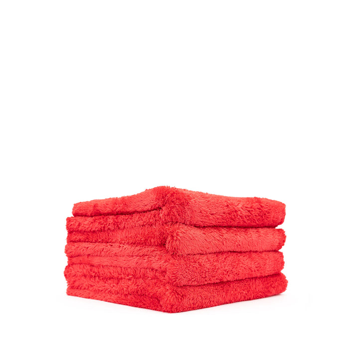 Double Plush Edgeless Microfiber Towel (Red)