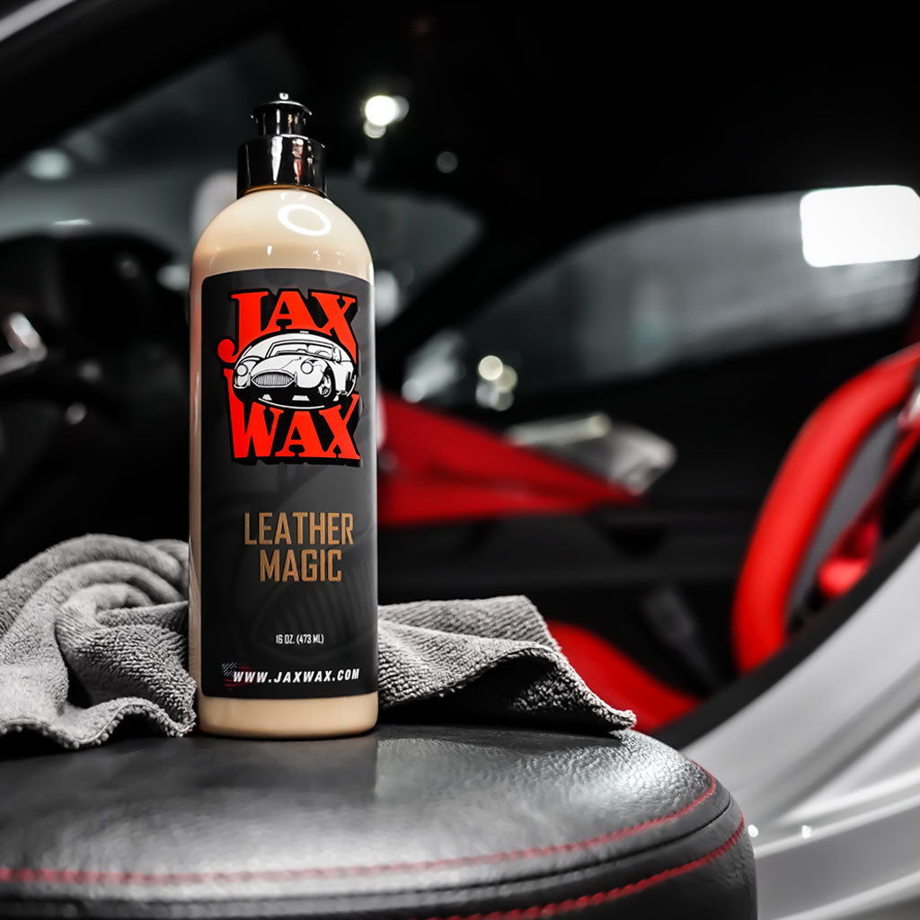 Jax Wax Leather Magic Leather Cleaner Leather Conditioner Car