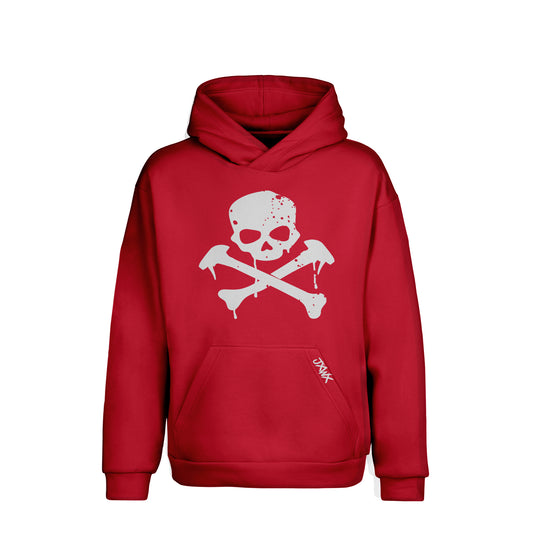 Skull & Bones Hoodie Red