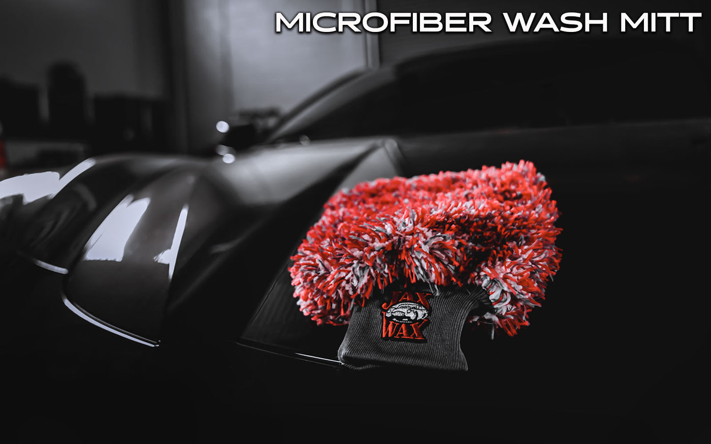 Jax Wax, Microfiber Wash Mitt, Car Washing, Microfiber