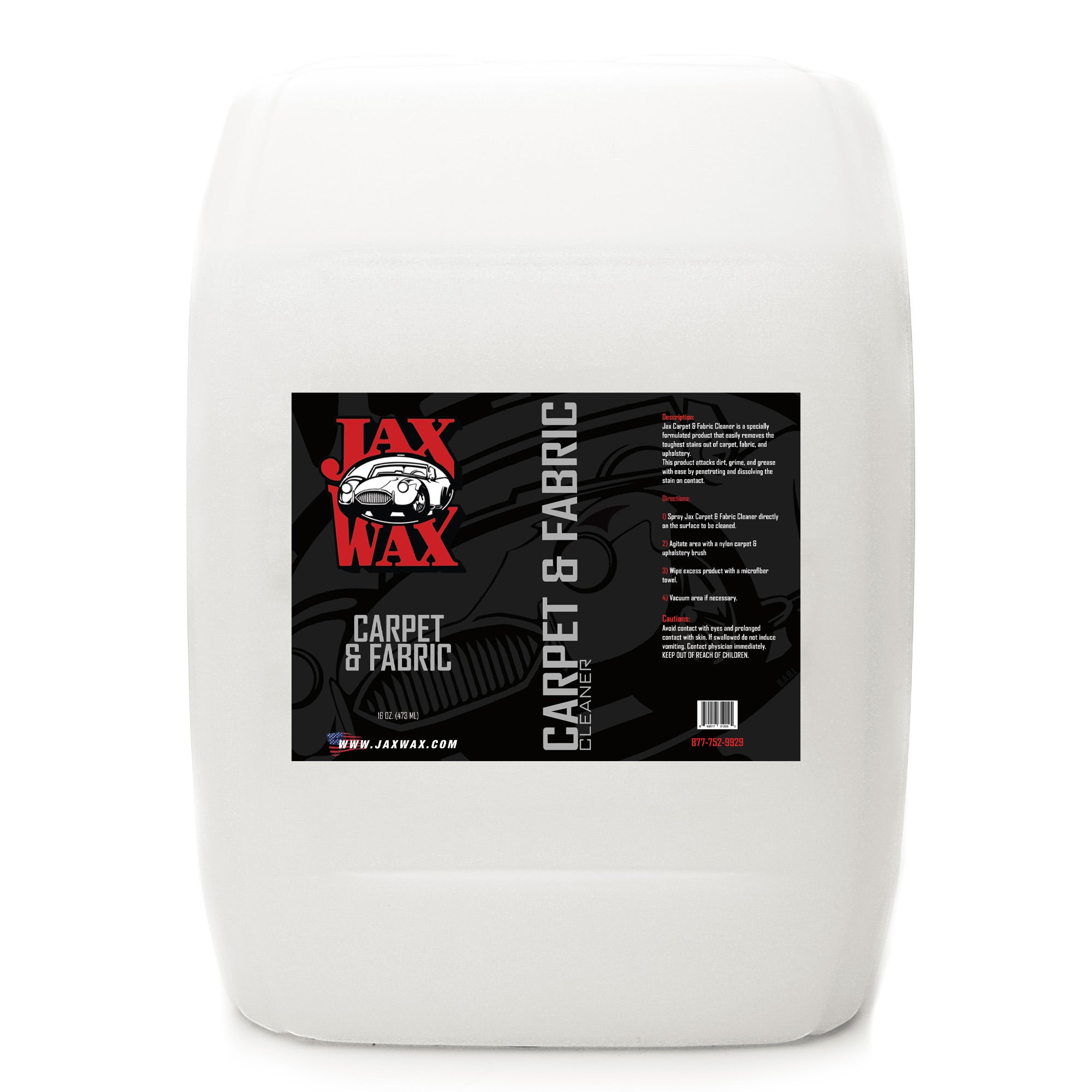 Jax Wax Carpet & Fabric Cleaner | Interior Car Detailer – Jax Wax