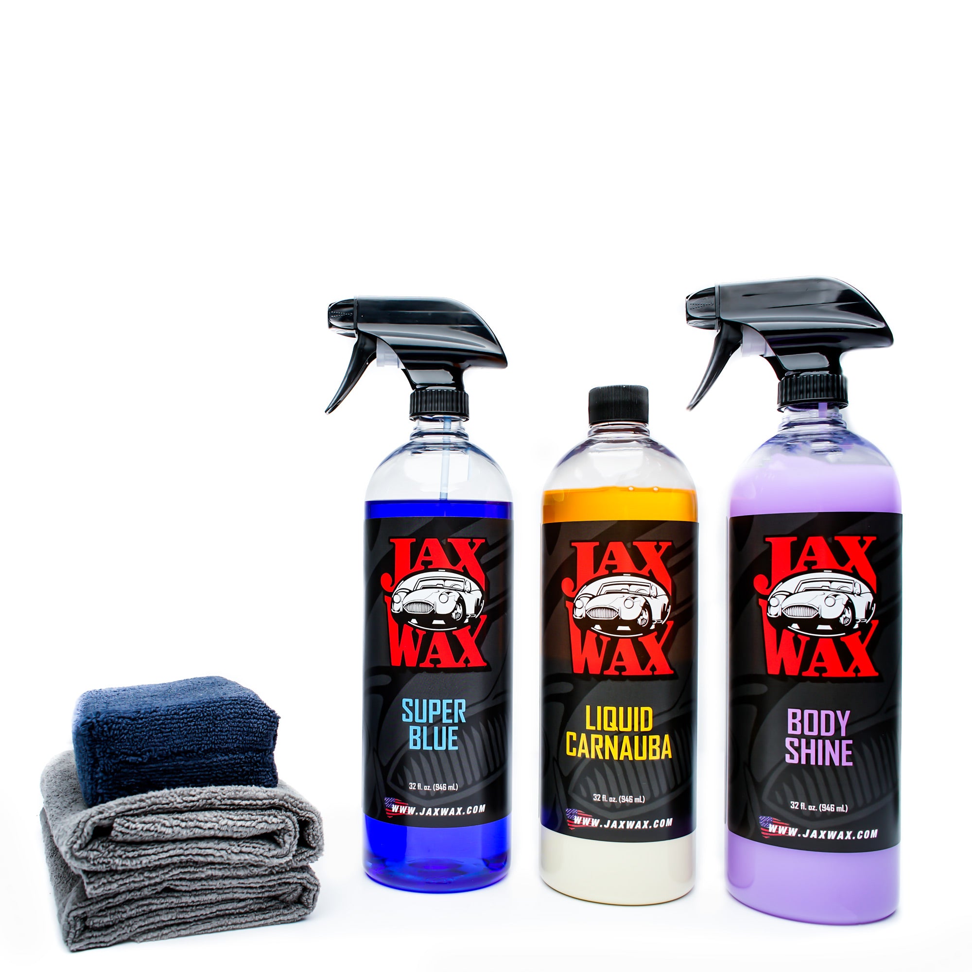 Jax Wax Exterior Detail Car Care Kit 32 Oz