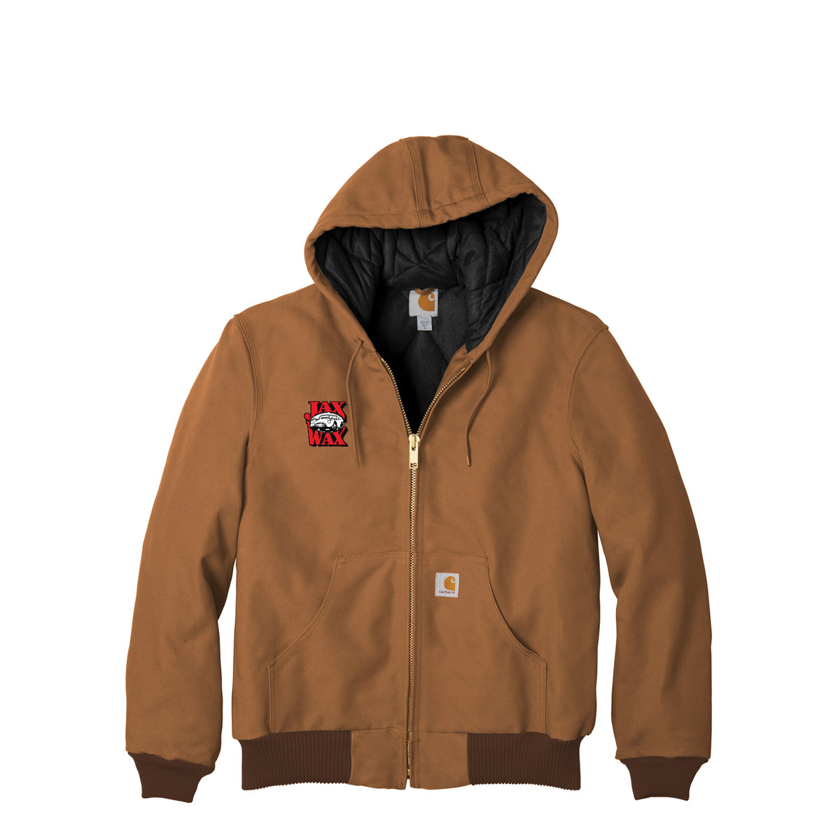 上品なブランド Carhartt Wax Jax — Active Duck Quilted-Flannel-Lined ジャケット・アウター