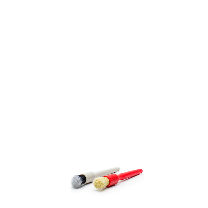 Jax Wax Red/Gray Mini Detail Brush Combo Set