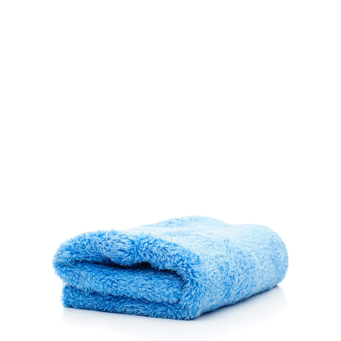 Double Plush Edgeless Microfiber Towel (Blue)