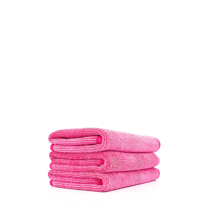 Jax Wax Premium Twisted Loop Double Sided Glass Towel (Pink)